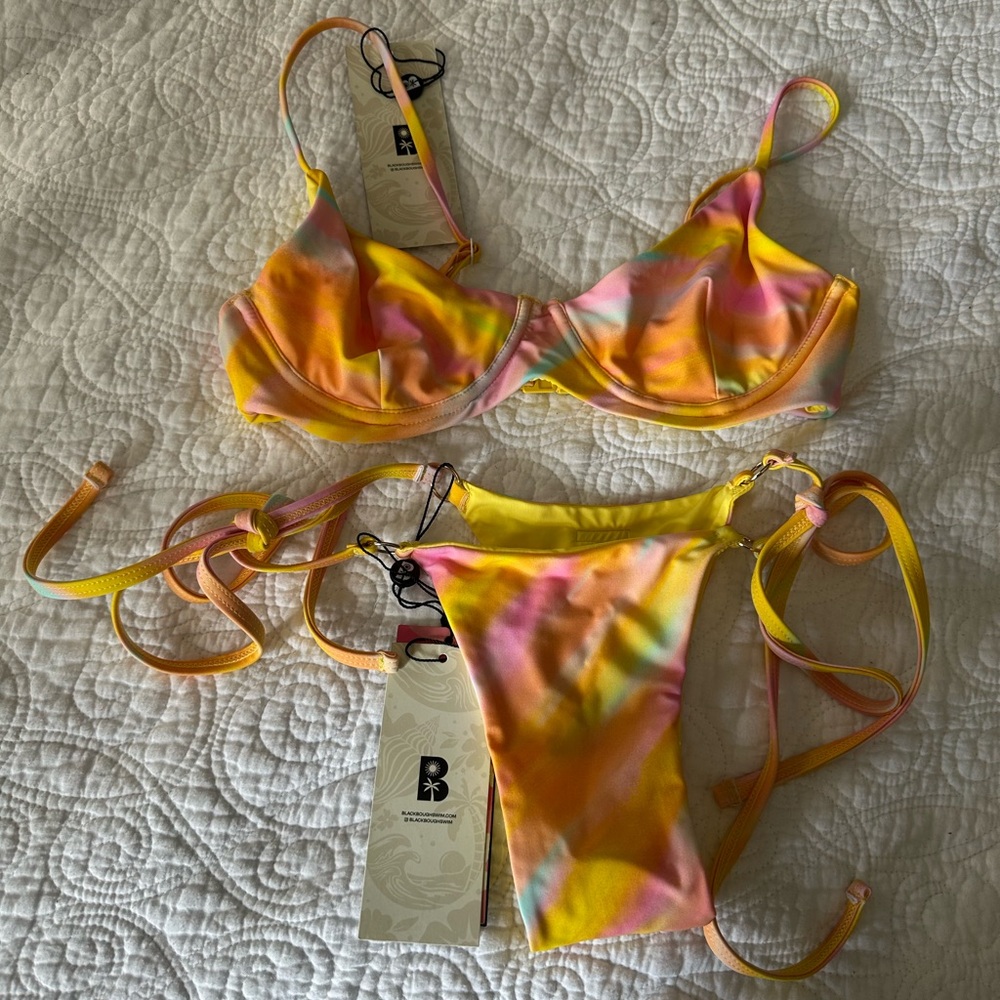 Blackbough Colorful Tie-Dye Bikini Set
